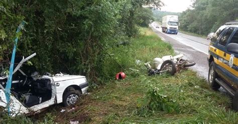 G Homem Morre E Outro Fica Ferido Em Colis O Entre Carro E Moto No