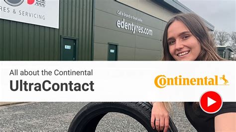 Continental Ultracontact Ultra Long Lasting Tyre That Grips In The