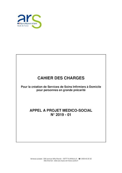 PDF CAHIER DES CHARGES 2019 6 28 CAHIER DES CHARGES Pour La