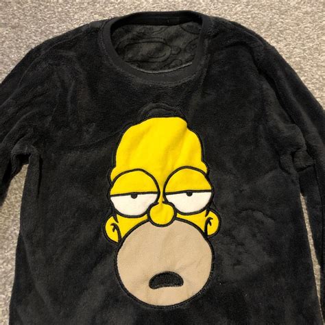 Mens Simpsons Homer Simpson Night Fur Jumper Size Depop