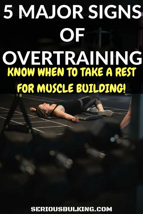 Learn About The 5 Major Signs Of Overtraining So You Know When To Take