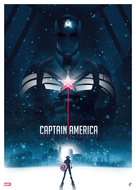 Captain America The Winter Soldier Movie Poster With An Iron Man