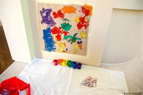 Indoor Painting Activities with Kids - Tips and Tricks from Busy Toddler