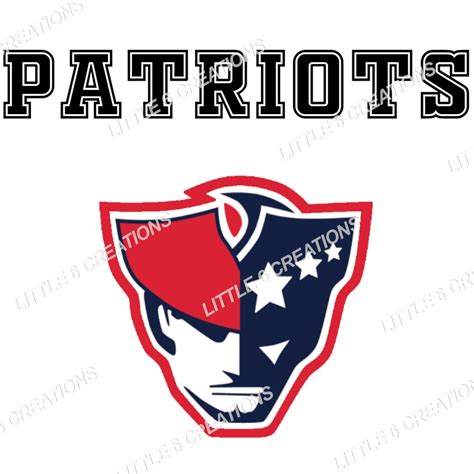 Color Mascot Patriots Png Etsy