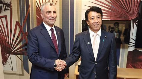 Bakan Bolat İtalya da Japon mevkidaşı ile bir araya geldi Haberler