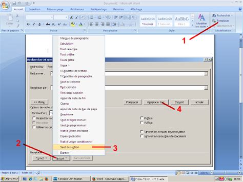 Word Comment Supprimer Saut De Section