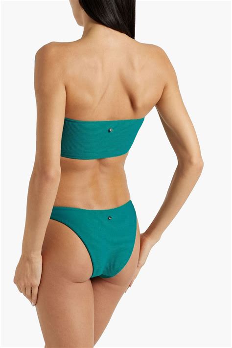 Seafolly Ribbed High Rise Bikini Briefs The Outnet