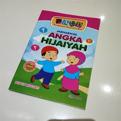 Buku Mengenal Angka Hijaiyah Untu Anak Anak Sesuai Standar Paud Aulia