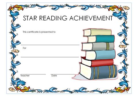 Reading Award Certificate Template Free Owl Border Design Artofit