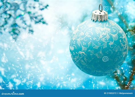 Blue Christmas Ornament Stock Photography Image 21905372