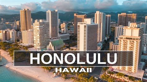 Honolulu Hawaii 4k Drone Footage Ultra Hd Youtube