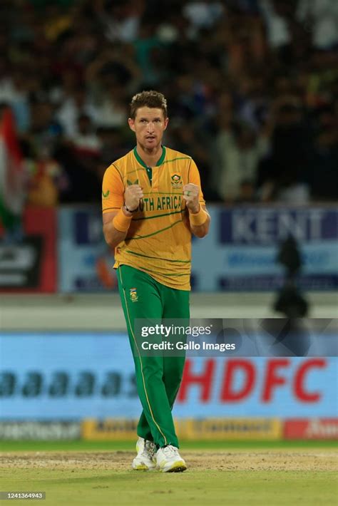 Dwaine Pretorius Of South Africa Celebrates The Wicket Of Dinesh