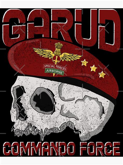 "Garud Commando Force Indian Special Force" Sticker for Sale by ...