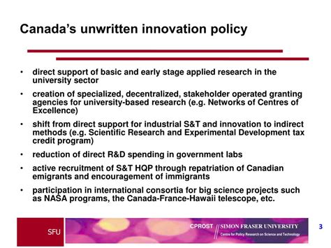 Ppt Innovation Systems In Canada Powerpoint Presentation Free