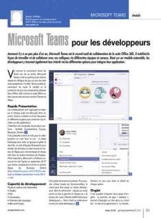 Microsoft Teams pour les développeurs