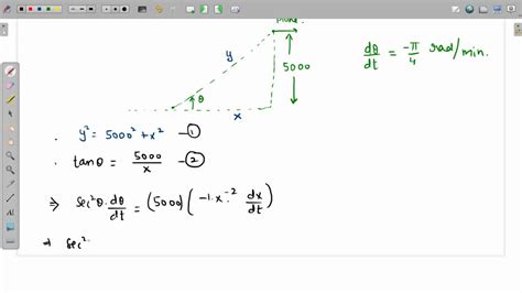 SOLVED A Plane Flies Horizontally At An Altitude Of 5 Km And Passes