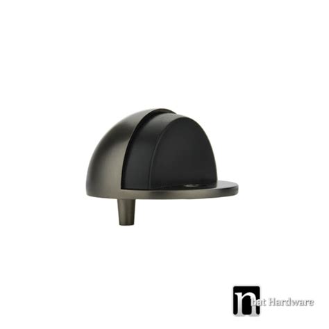 Moon Shaped Door Stops Gunmetal Finish Nbat Hardware