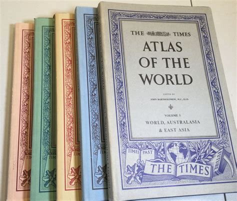 The Times Atlas Of The World Mid Century Edition Volumes I Ii Iii