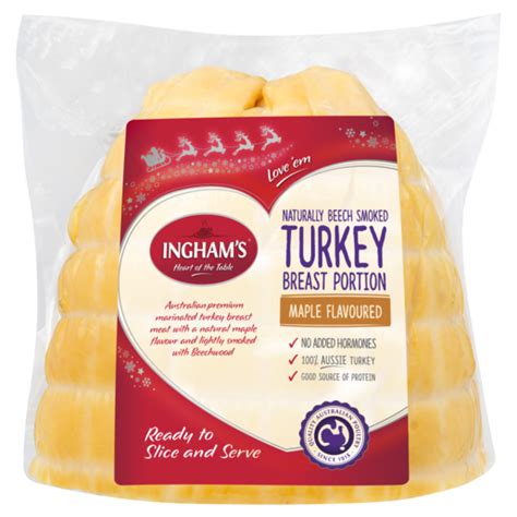 Ingham S Beech Smoked Turkey Breast Maple Flavoured 500g Smokey Sweet