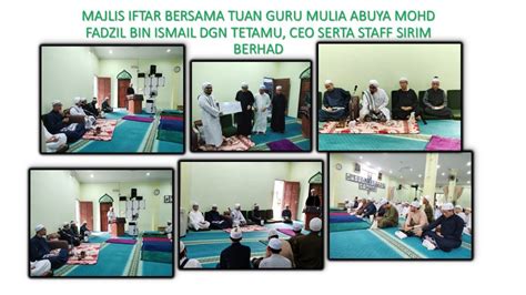 Majlis Iftar Bersama Tuan Guru Mulia Abuya Mohd Fadzil Bin Ismail Dgn