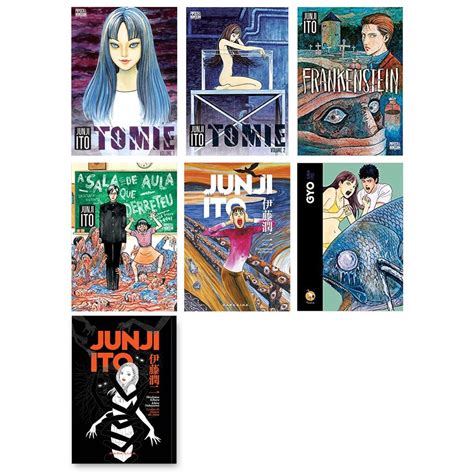 Obras De Junji Ito Tomie 1 Tomie 2 Fragmentos Do Terror Gyo