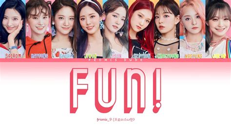 Fromis Fun Color Coded Lyrics Han Rom Eng Youtube