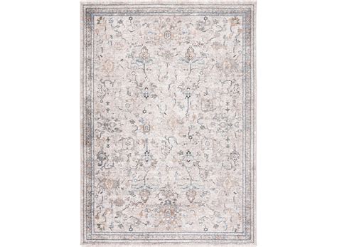Jasmine Gray & Blue Rug II | Raymour & Flanigan | Raymour & Flanigan