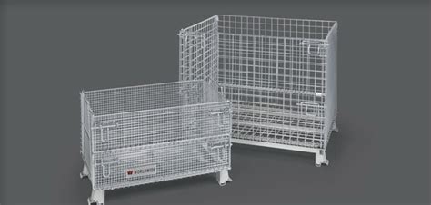 Worldtainer Industrial Collapsible Wire Baskets Wire Products C Ss