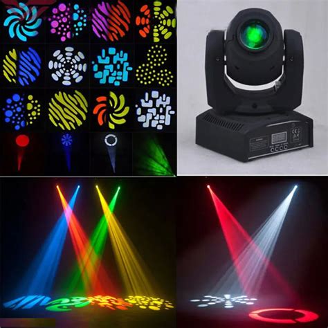 W Led Moving Head Disco Dj Stage Spot Light W Mini Gobo Moving