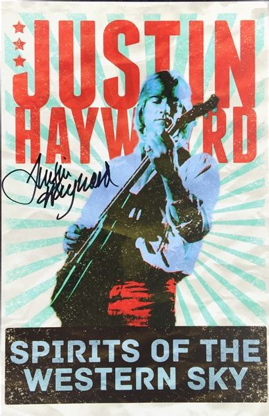 Lot Detail The Moody Blues Justin Hayward Signed X