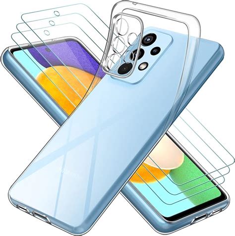 IVoler Custodia Cover Per Samsung Galaxy A53 5G Con 3 Pezzi Pellicola