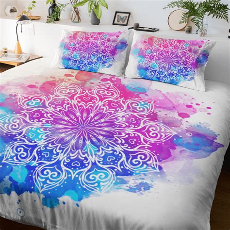 Watercolour Mandala Quilt Cover Set Little Squiffy Reviews On Judge Me