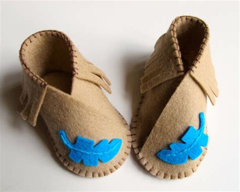 baby moccasins pattern felt