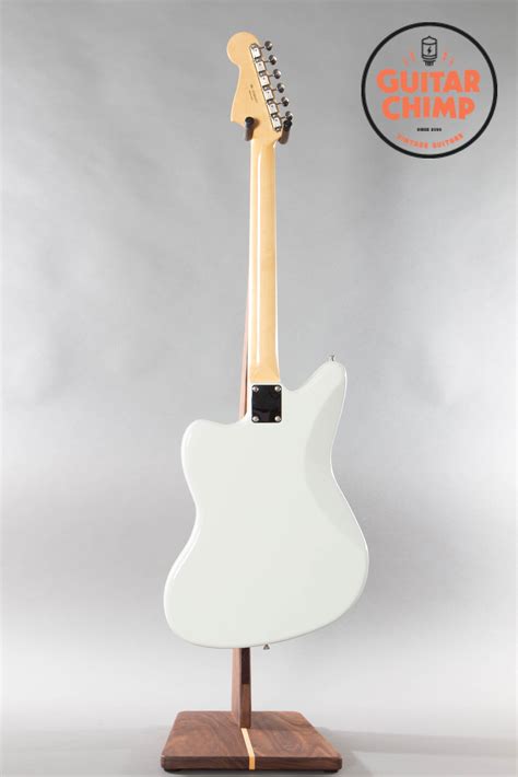 2022 Fender Japan Traditional 60s Jazzmaster Olympic White Guitar Chimp