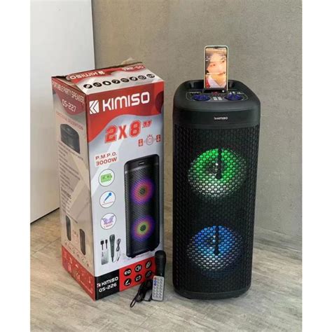 Kimiso W Big Subwoofer Portable Wireless Bluetooth Karaoke