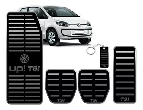 Pedaleira E Descanso Gravado Alto Relevo Volkswagen Up Tsi