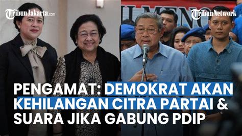 Pengamat Beberkan Risiko Horor Demokrat Jika Gabung Pdip Citra