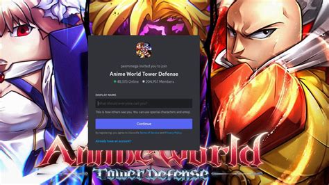 Anime World Tower Defense Trello Link Und Discord Server August 2024