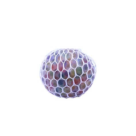 3 x Squishy Stress Balls in Mesh Filled with Mini Jelly Balls - Sensory ...