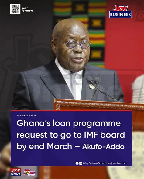 Joynews On Twitter Ghanas Loan Programme Request To Go To Imf Board