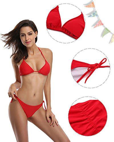 Shekini Femme Maillots De Bain Classique Sexy Triangle Femme Bikini De