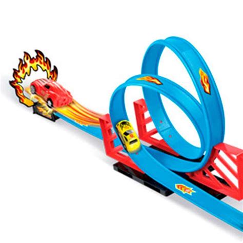 Pista Looping Infantil Tipo Hotwheels Carrinho Braskit