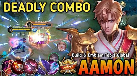 Aamon Best One Shot Build And New Emblem Deadly Combo Build Top