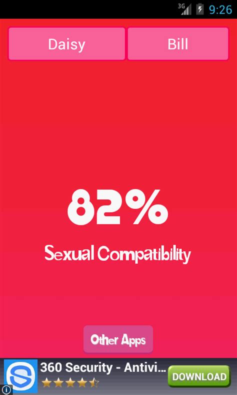 Sexual Compatibility Test Uk Appstore For Android