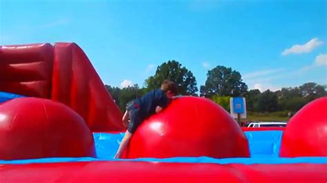 Bounce House Wipe Out Youtube