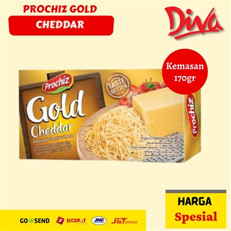 Jual Gr Prochiz Gold Cheddar Keju Cheddar Shopee Indonesia