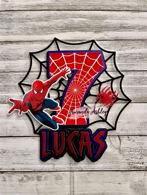 Spider Man Birthday Themed Cake Topper Artofit