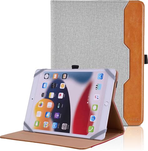 Universal Case For 97 11 Inch Tablet Hand Strap Stand Folio Pu