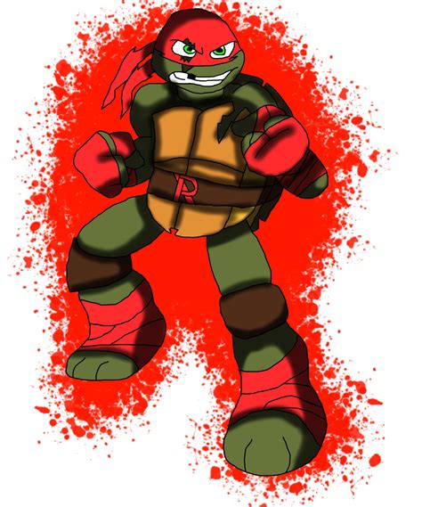 TMNT rise of the mutant brothers, Raph's design by mineSonic06 on DeviantArt