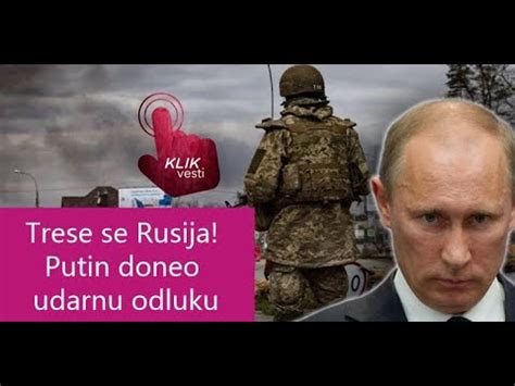 Trese Se Rusija Putin Doneo Udarnu Odluku YouTube